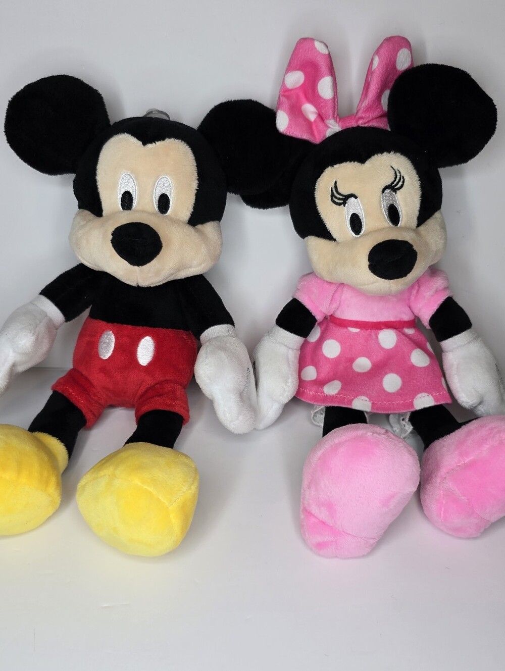 Mickey Mouse & Minnie Mouse Disney Baby Plush Set 11” Stuffed Animals 2023